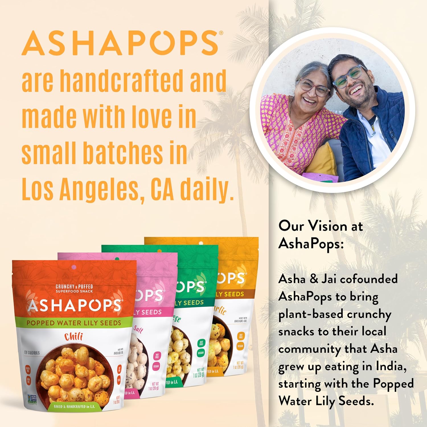 Chili Popped Water Lily Seeds by AshaPops - Tier A kids snack