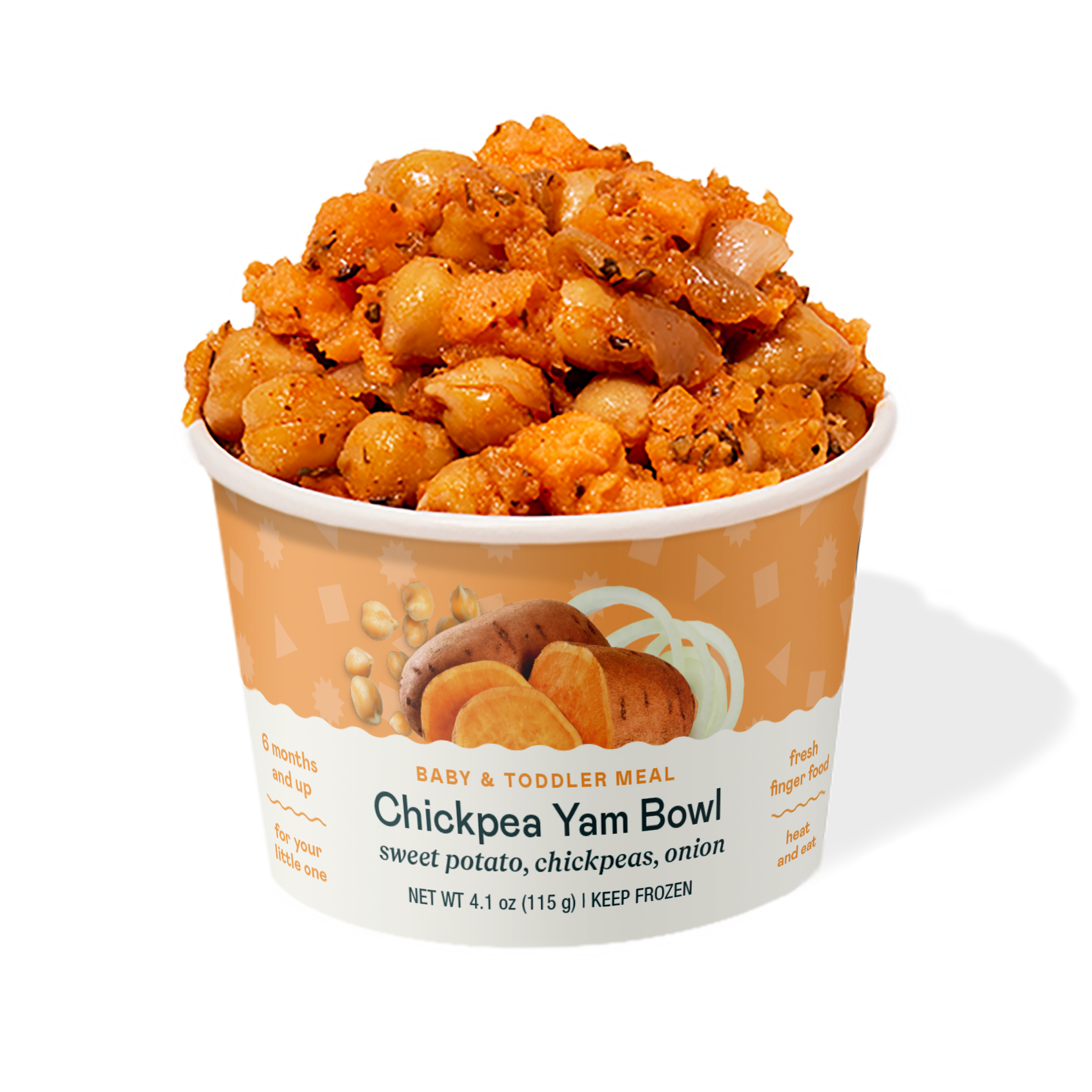 Tiny Organics Chickpea Yam Bowl by Tiny Organics - Tier B kids snack