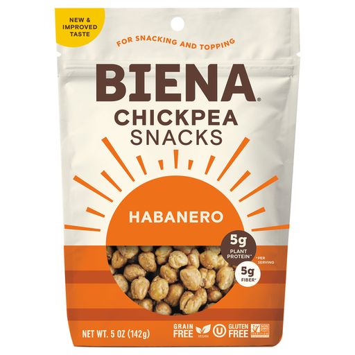 Nacho Chickpea Snacks by Biena - Tier B kids snack