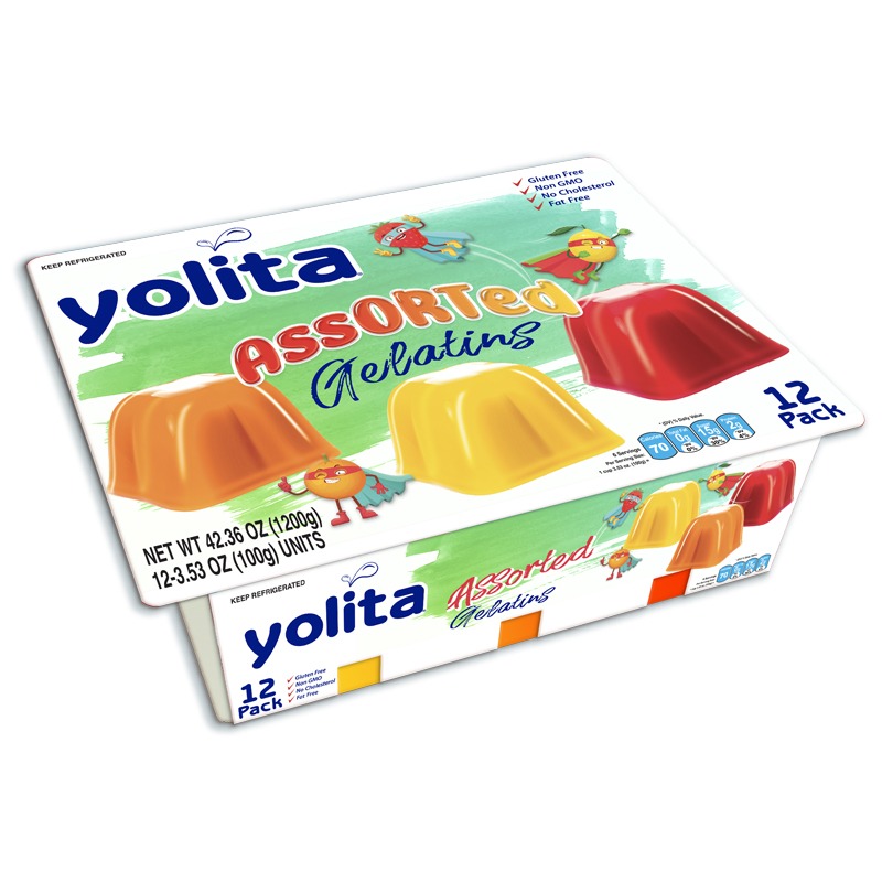 Assorted Gelatin Desserts by Triangle Quality - Tier C kids snack