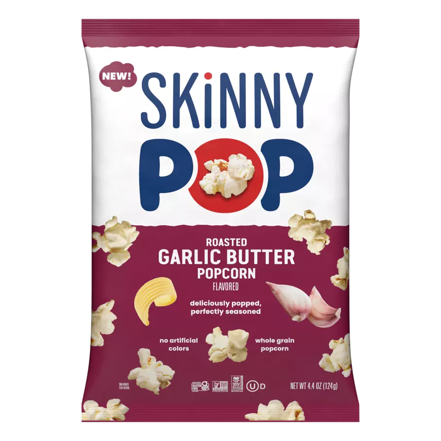 Roasted Garlic Butter Popcorn by SkinnyPop - Tier B kids snack