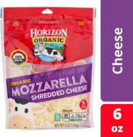 Shredded Mozzarella Cheese by Horizon Organic - Tier A kids snack