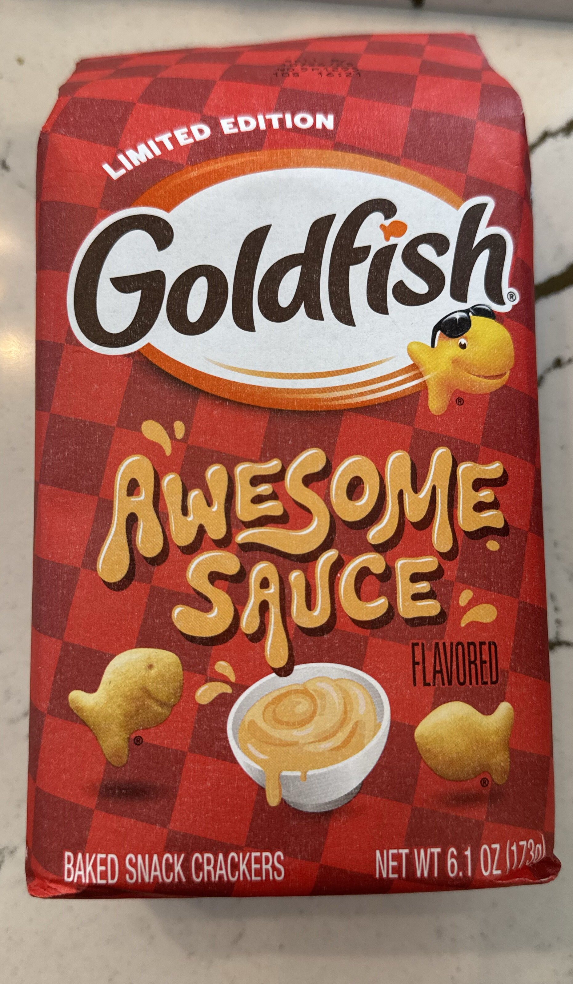 Awesome Sauce Flavored by Goldfish - Tier A kids snack