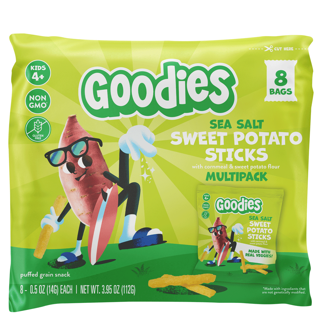 Sea Salt Sweet Potato Sticks by Goodies - Tier A kids snack