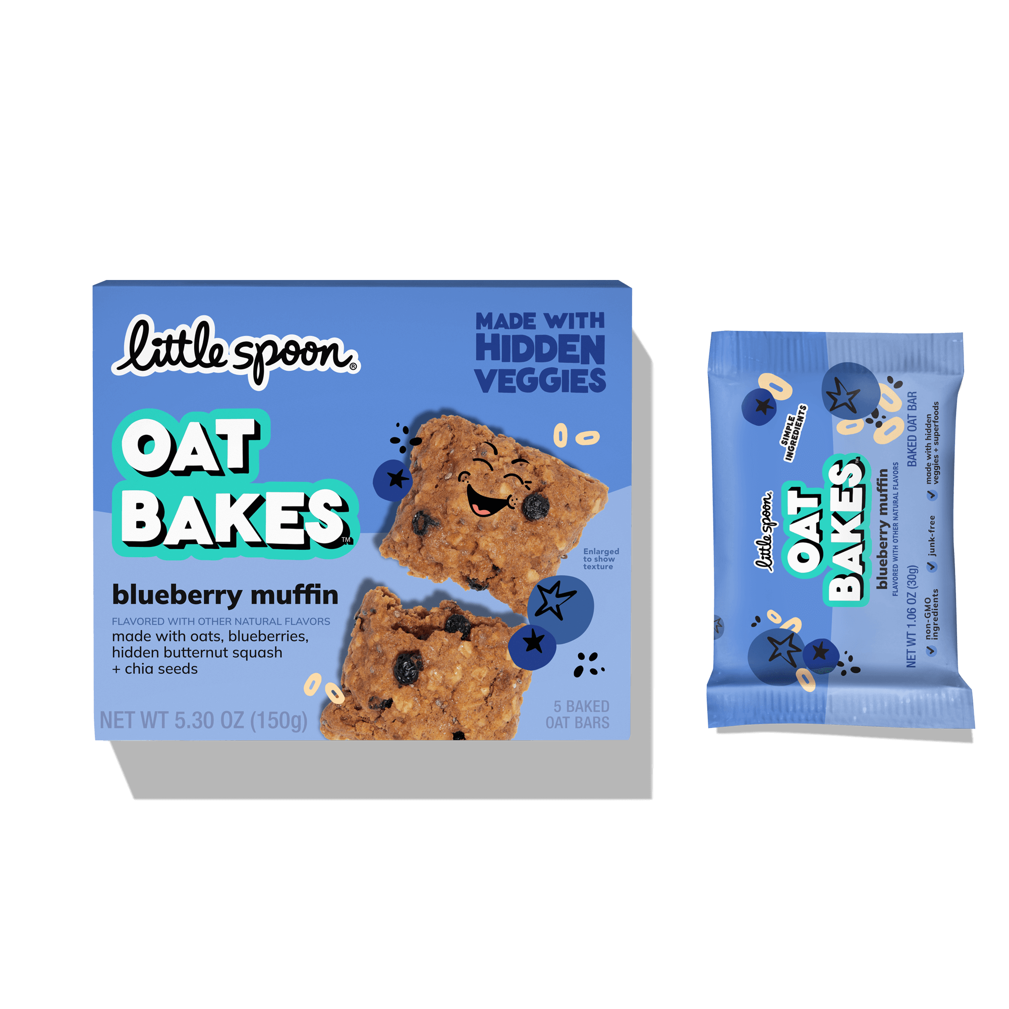 Oat Bakes Blueberry Muffin by Little Spoon - Tier C kids snack