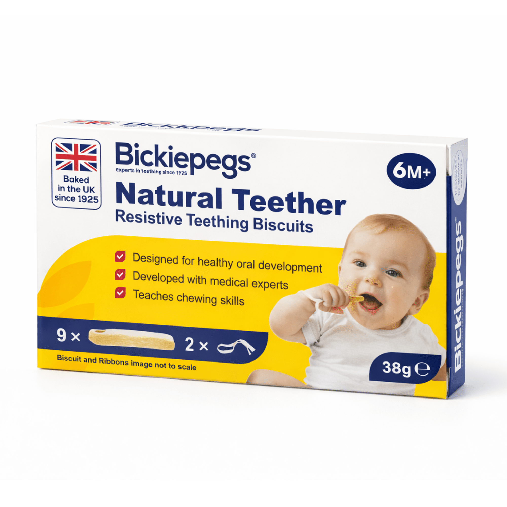 Natural Teether Resistive Teething Biscuits by Bickiepegs - Tier A kids snack
