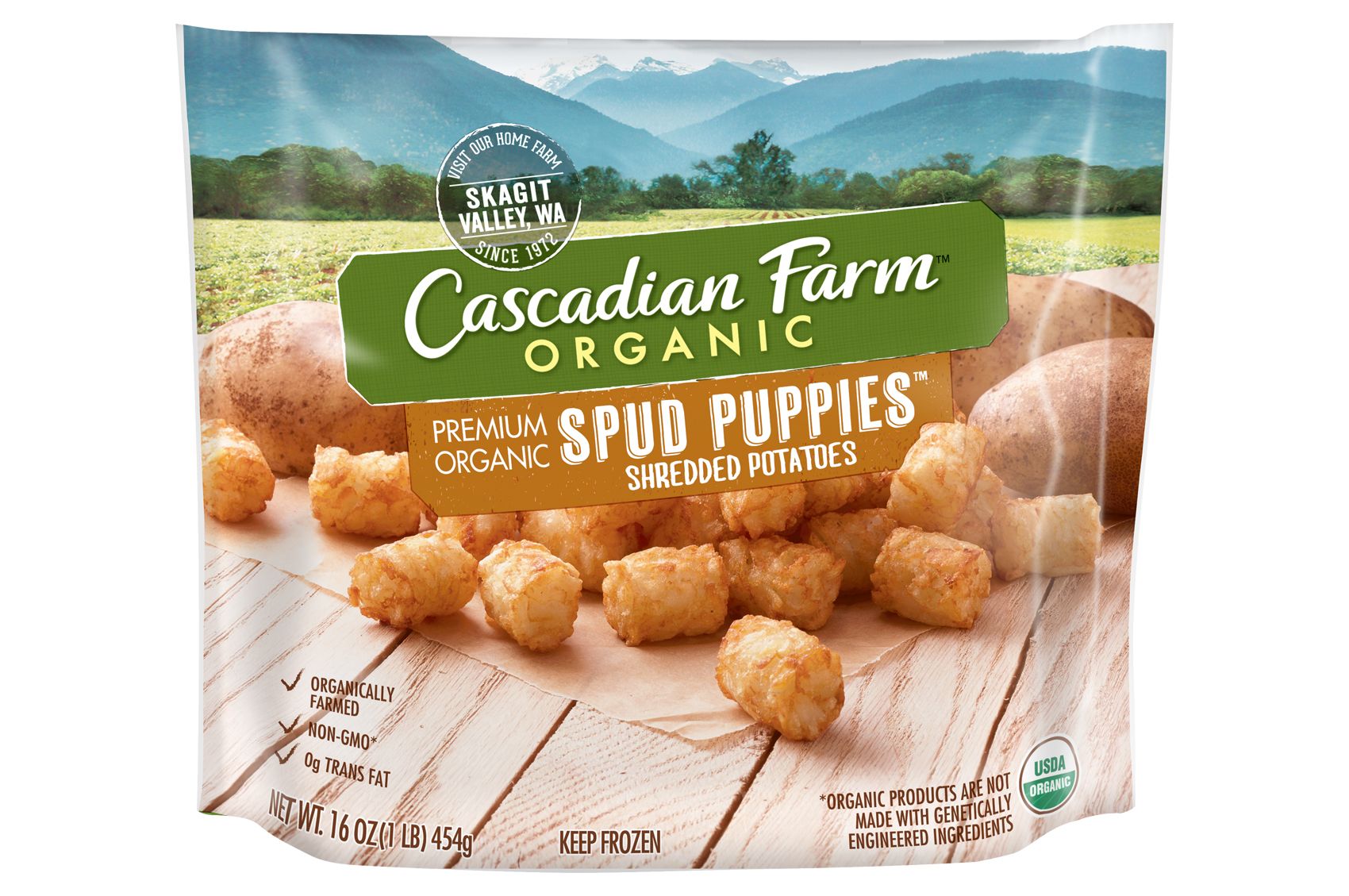 Crispy Golden Spud Puppies by Cascadian Farm - Tier A kids snack