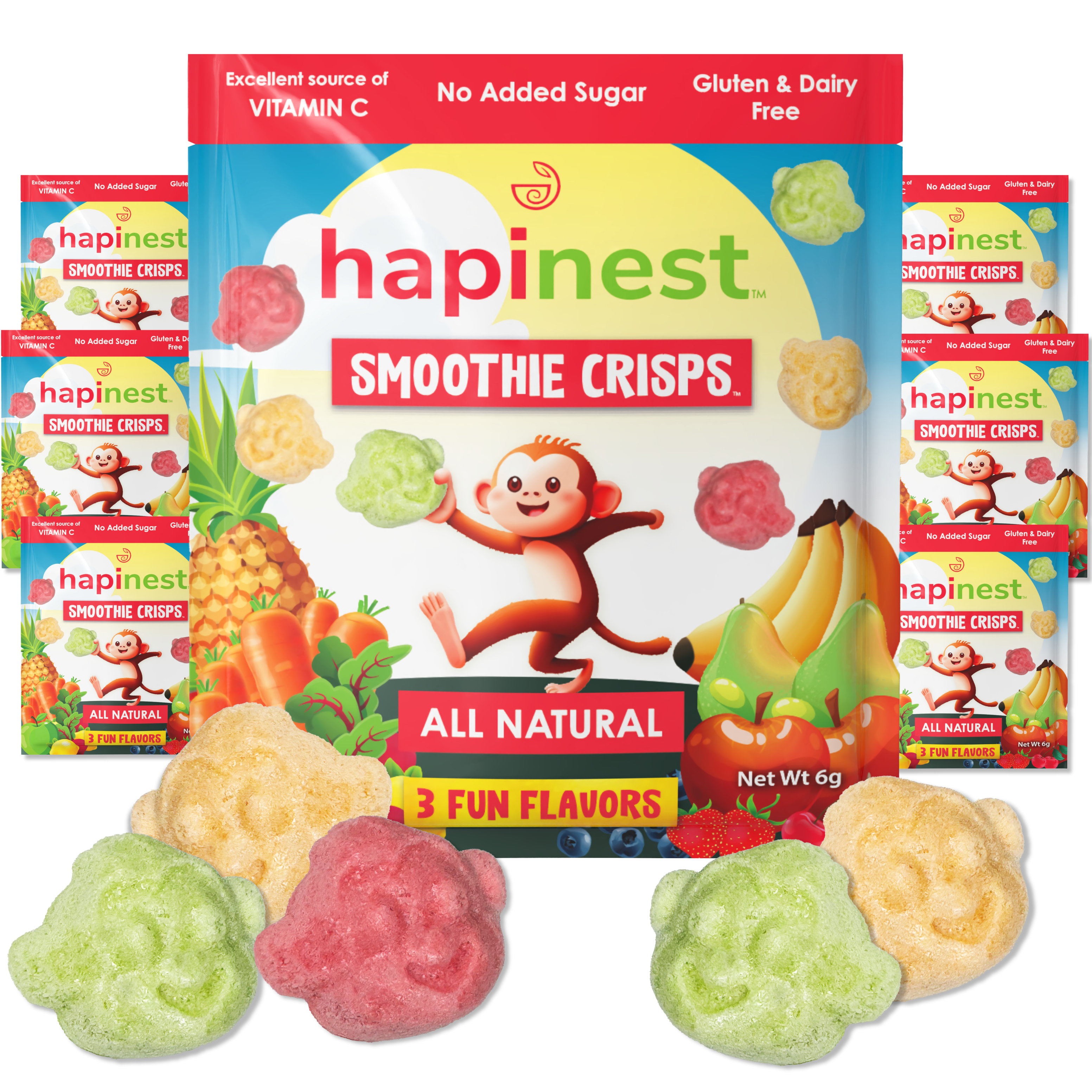 3 Fun Flavors by Hapinest - Tier B kids snack