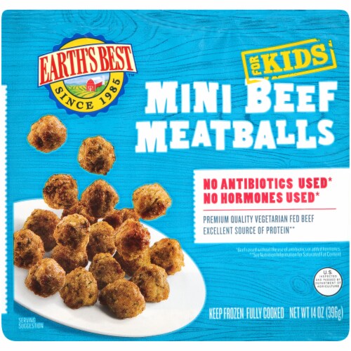 Mini Beef Meatballs for Kids by Earth's Best - Tier C kids snack