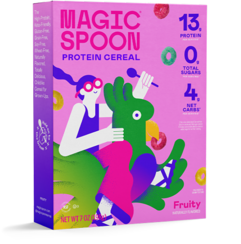 Fruity Protein Cereal by Magic Spoon - Tier A kids snack