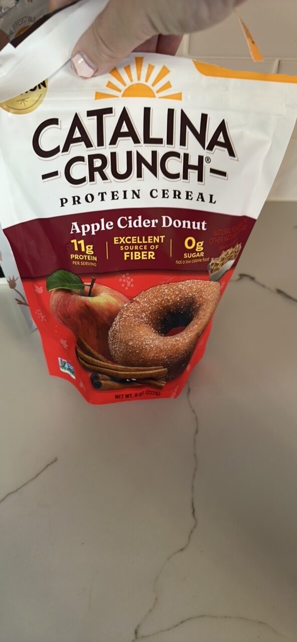 Apple Cider Donut Protein Cereal by Catalina Crunch - Tier A kids snack