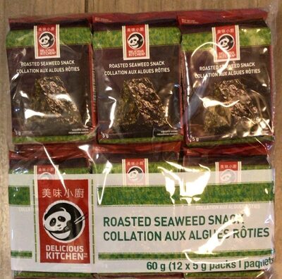 Roasted seaweed snack by Delicious Kitchen - Tier A kids snack
