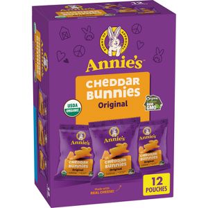 Annie's Cheddar Bunnies Baked Snack Crackers by Annie's Cheddar Bunnies - Tier C kids snack