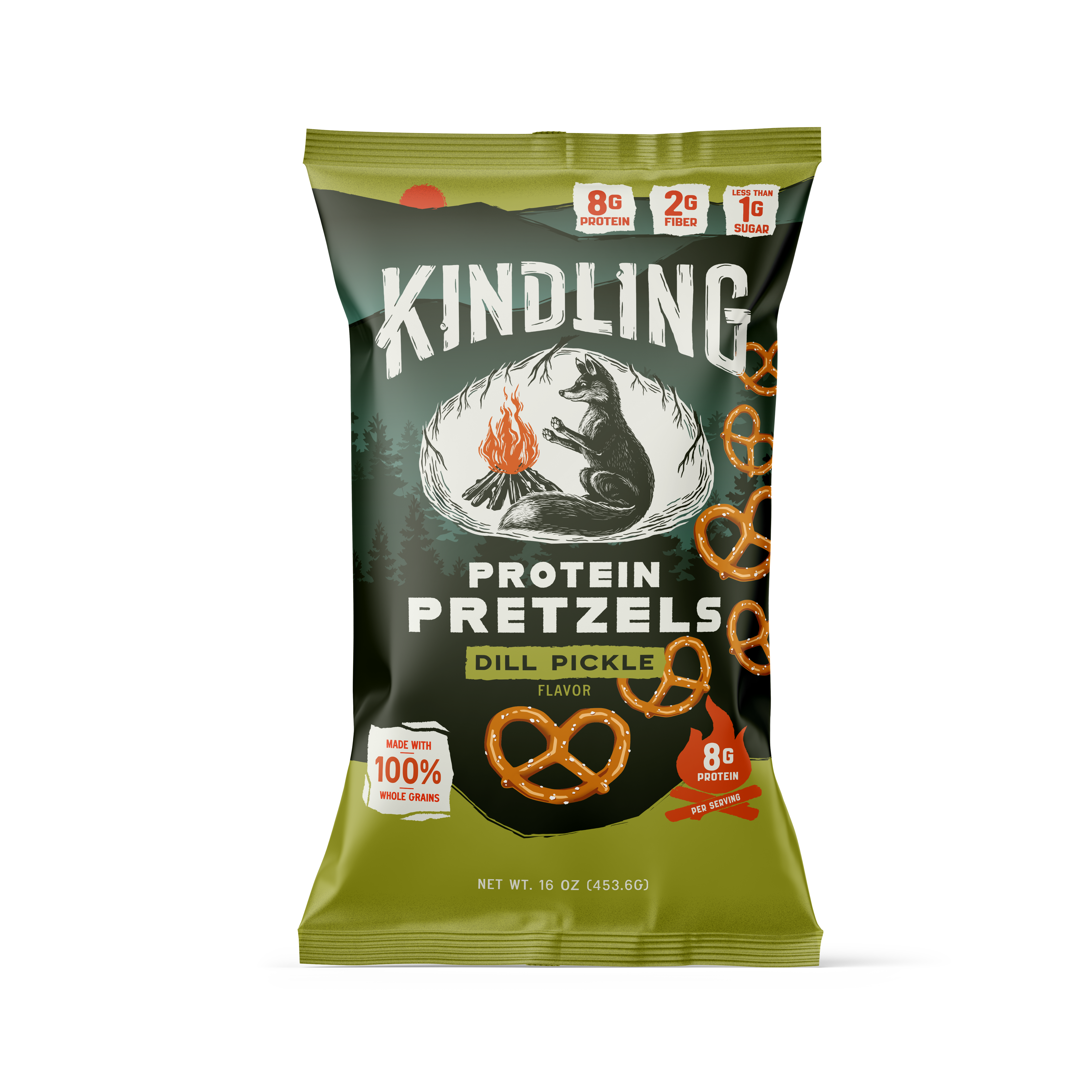 Dill Pickle Pretzels by Kindling Snacks - Tier A kids snack