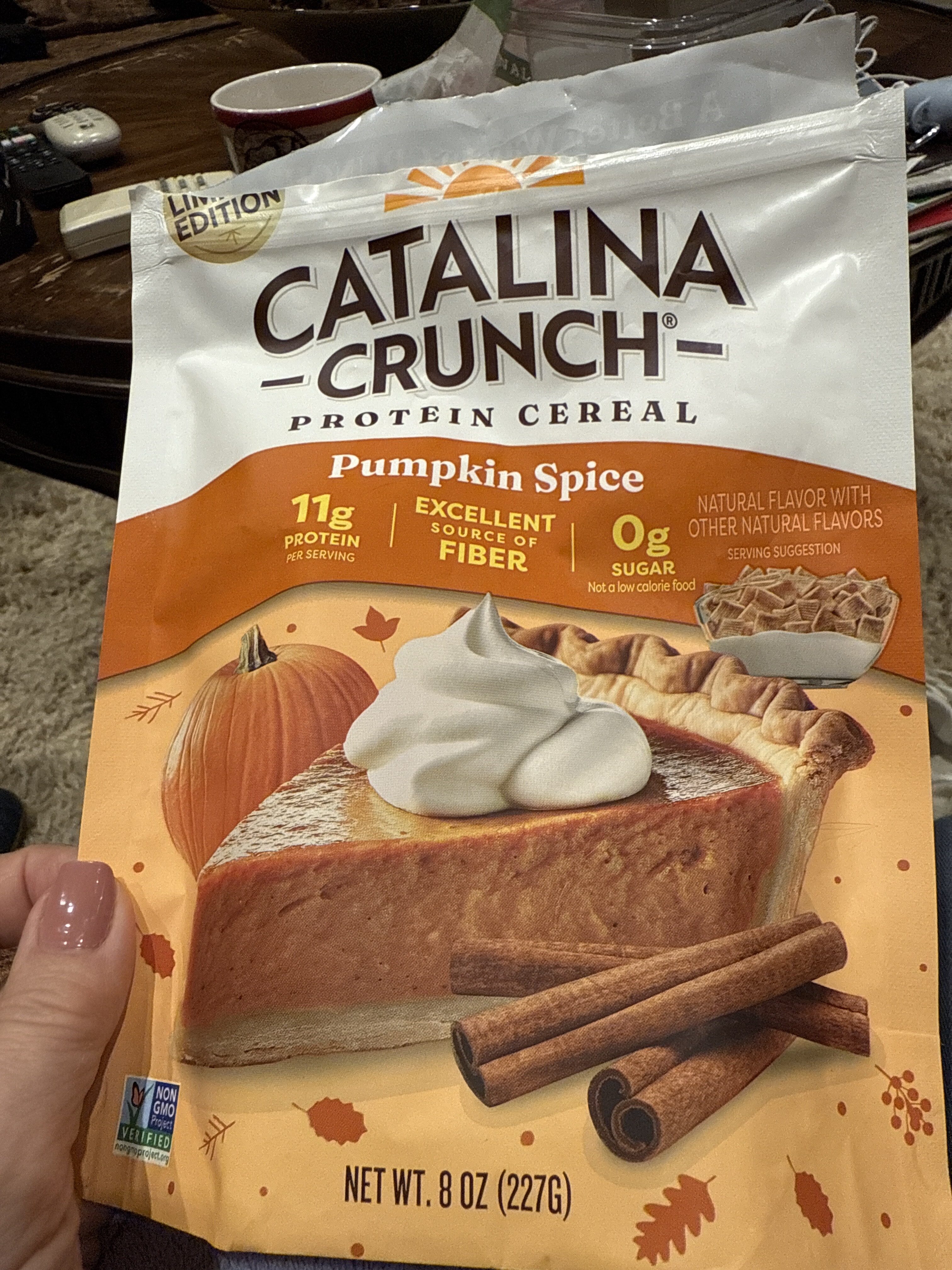 Pumpkin Spice Cereal by Catalina Crunch - Tier A kids snack