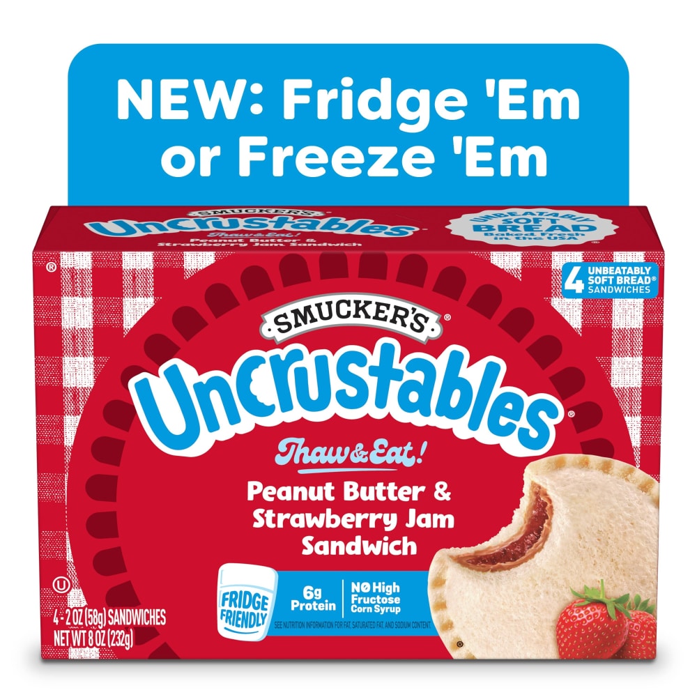Smucker’s strawberry uncrustables by Smucker's - Tier E kids snack