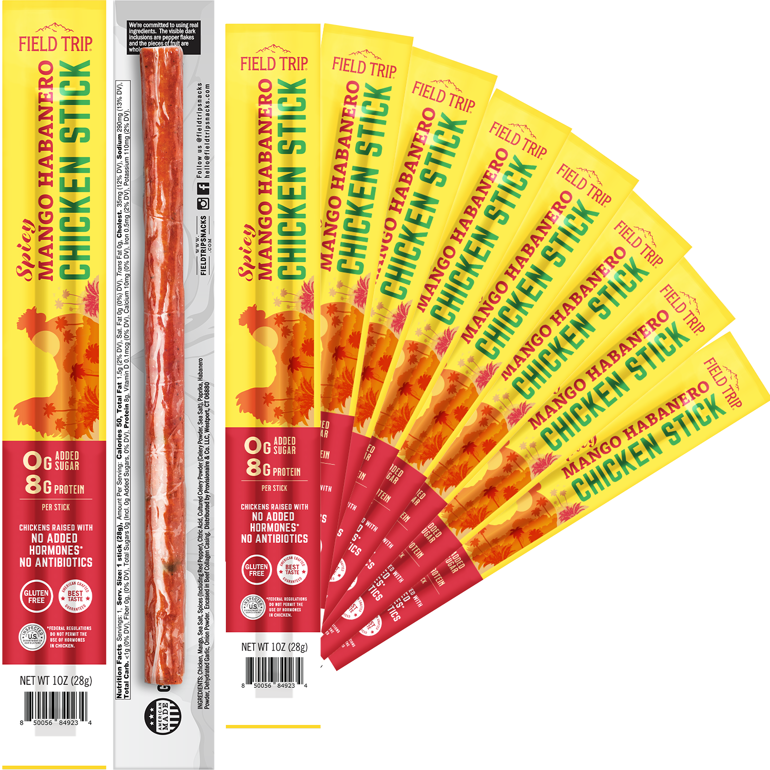 Mango Habanero Chicken Stick by Field Trip - Tier A kids snack