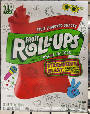 Fruit Roll-Ups strawberry by Fruit Roll-Ups - Tier E kids snack