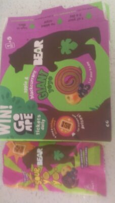 Apple and Blackcurrant YoYos by BEAR - Tier E kids snack