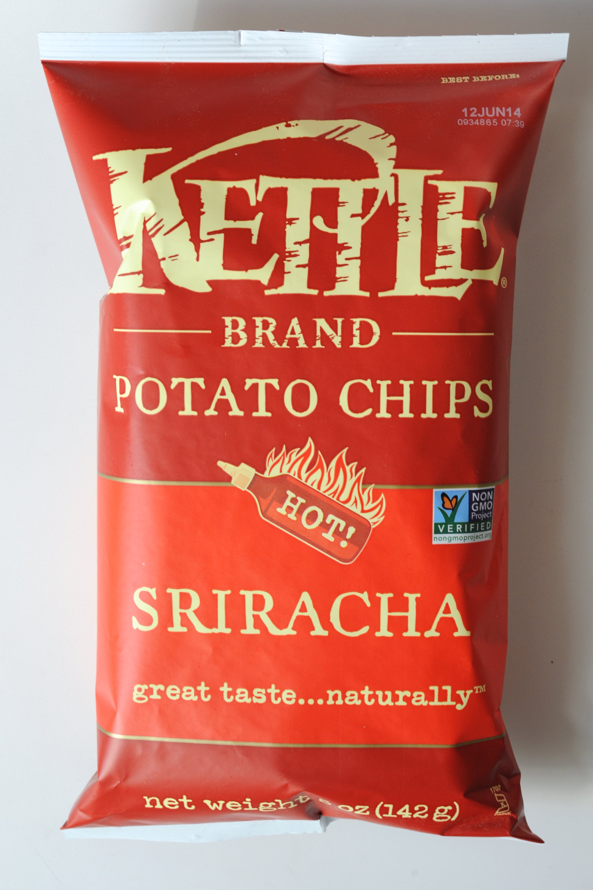 Kettle brand, potato chips, sriracha by Kettle Brand - Tier B kids snack