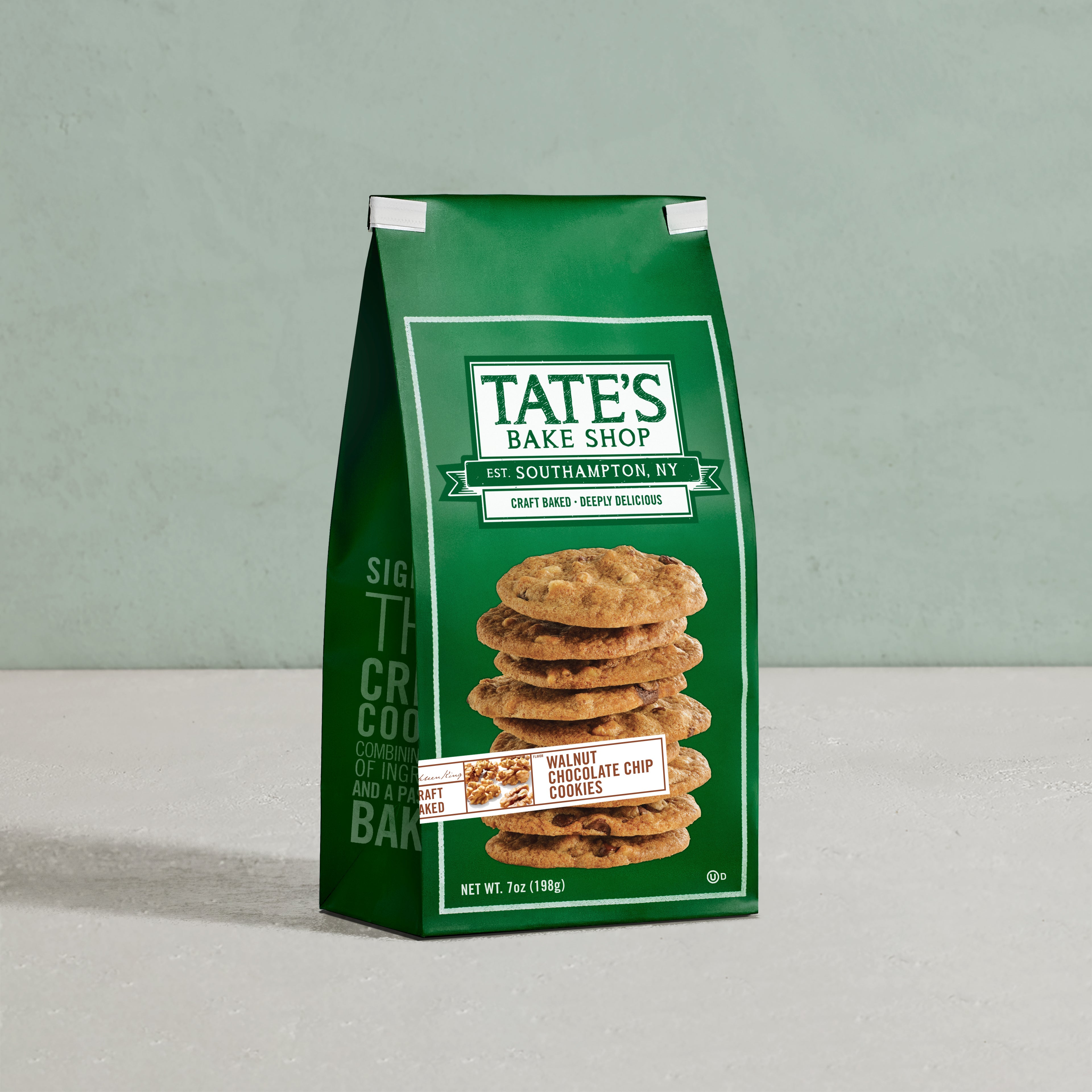 Walnut Chocolate Chip Cookies by Tate's Bake Shop - Tier E kids snack