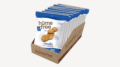 Mini Vanilla Cookies by HomeFree - Tier E kids snack