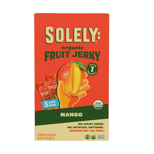 Mango & Strawberry Fruit Gummies by Solely - Tier B kids snack