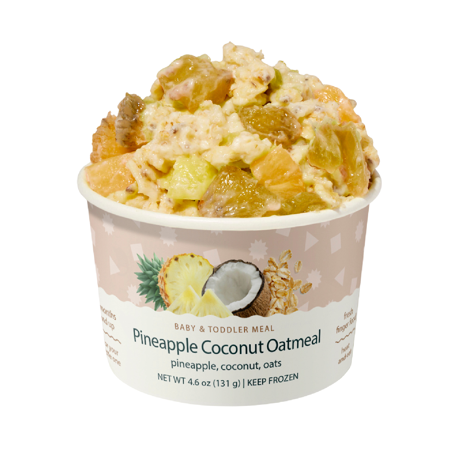 Tiny Organics Pineapple Coconut Oatmeal by Tiny Organics - Tier B kids snack