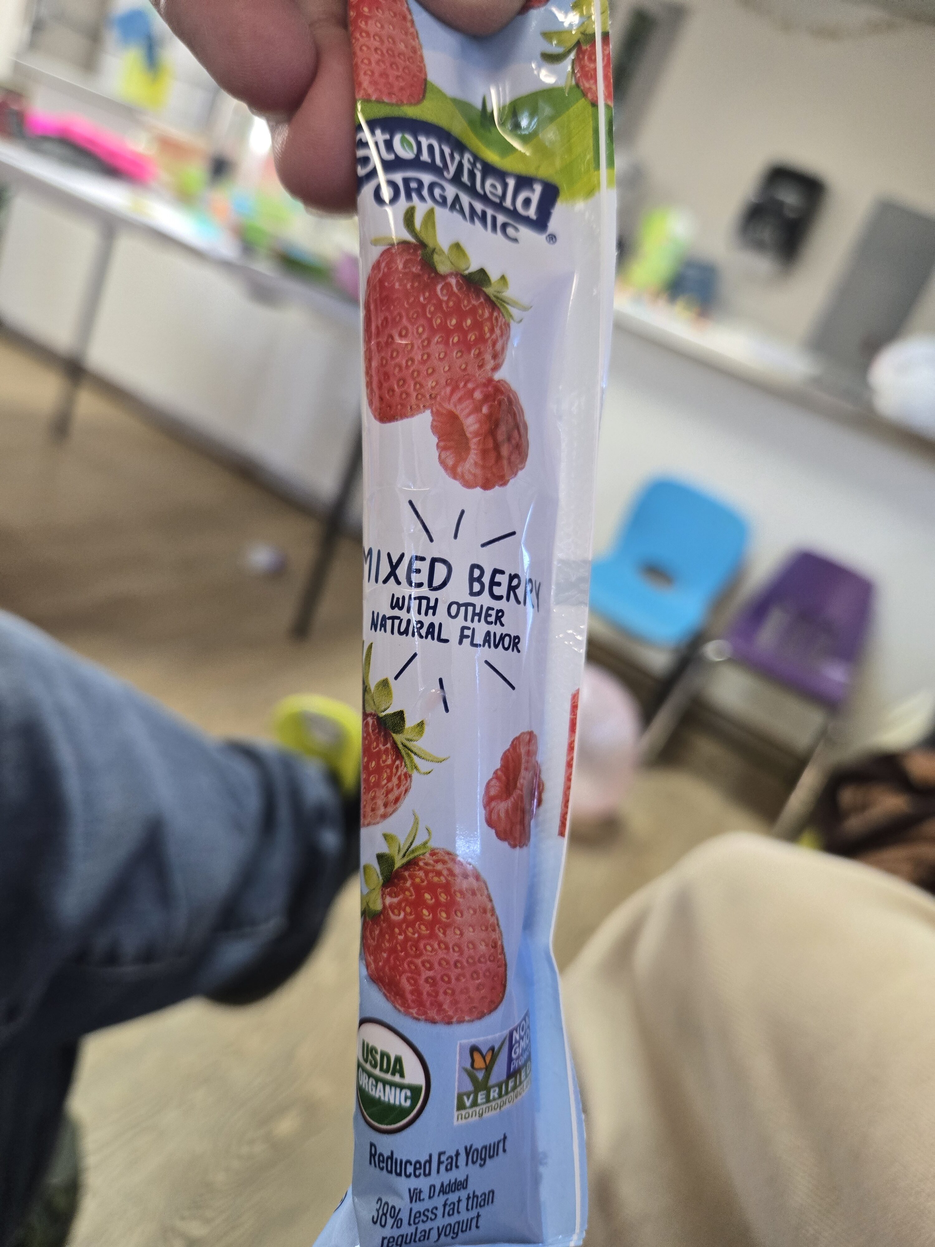 Reduced Fat Yogurt by Stonyfield - Tier D kids snack