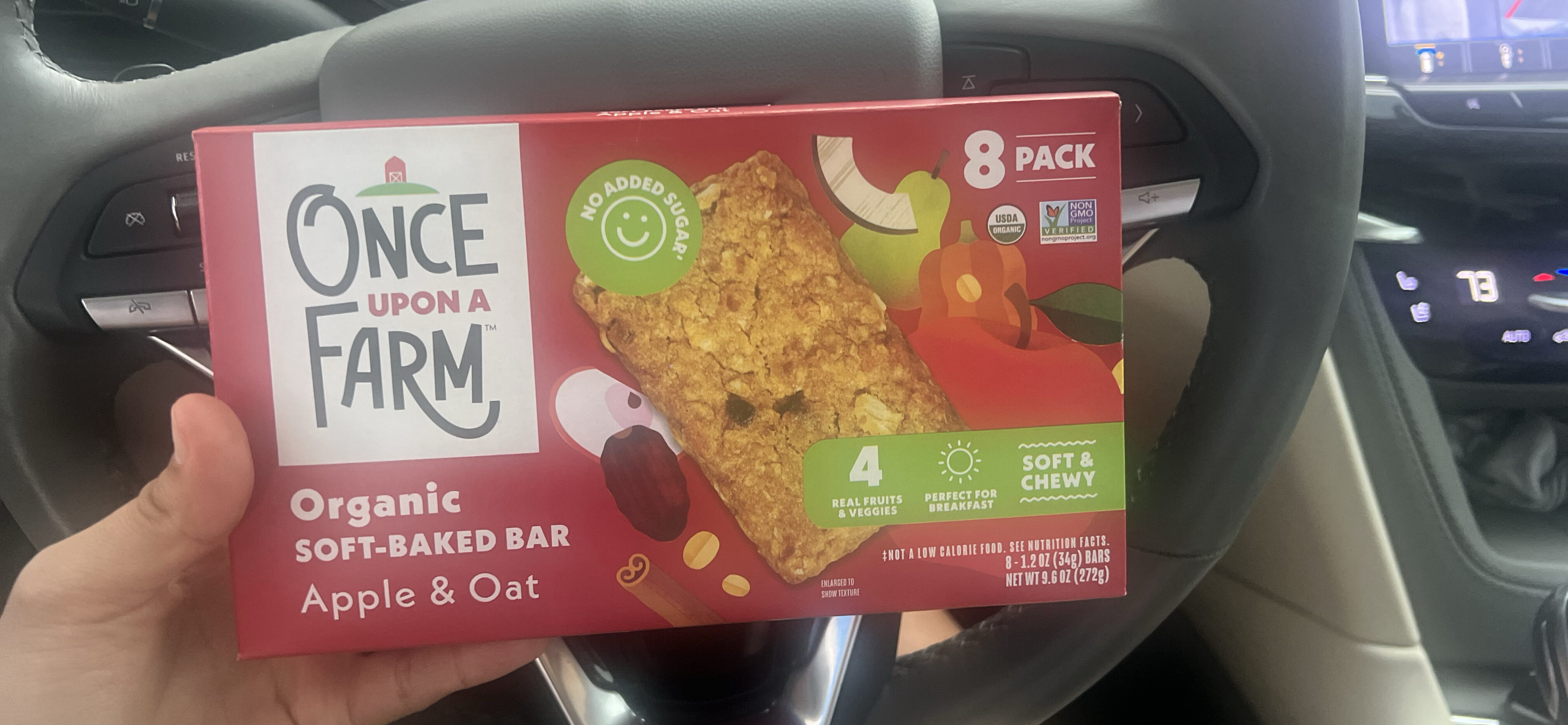 Organic Soft-Baked Bar Apple & Oat by Once Upon a Farm