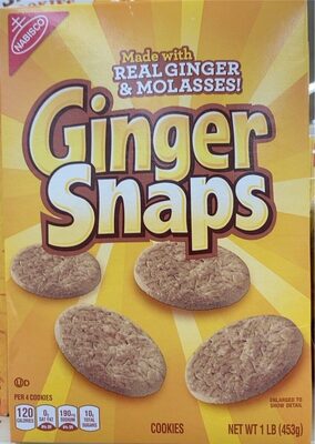 Ginger Snaps by Nabisco - Tier E kids snack