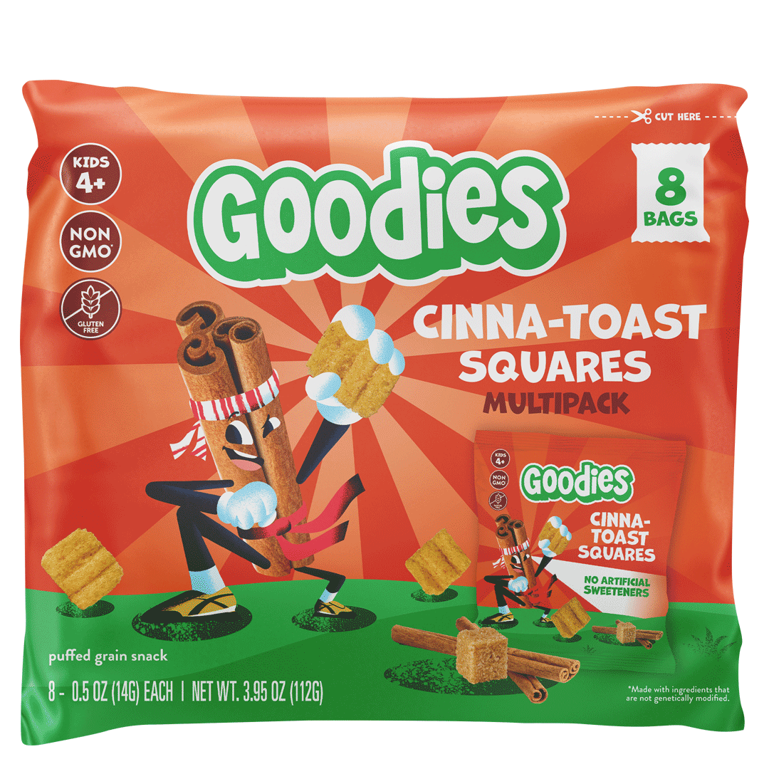 Cinna-Toast Squares by Goodies - Tier C kids snack