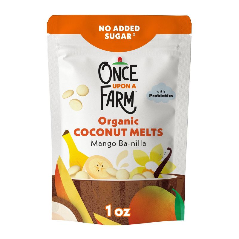 Once Upon a Farm Coconut Melts Mango Baby Snacks by Once Upon a Farm - Tier B kids snack