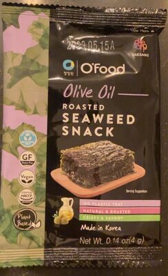Roasted seaweed snack by O'Food - Tier A kids snack