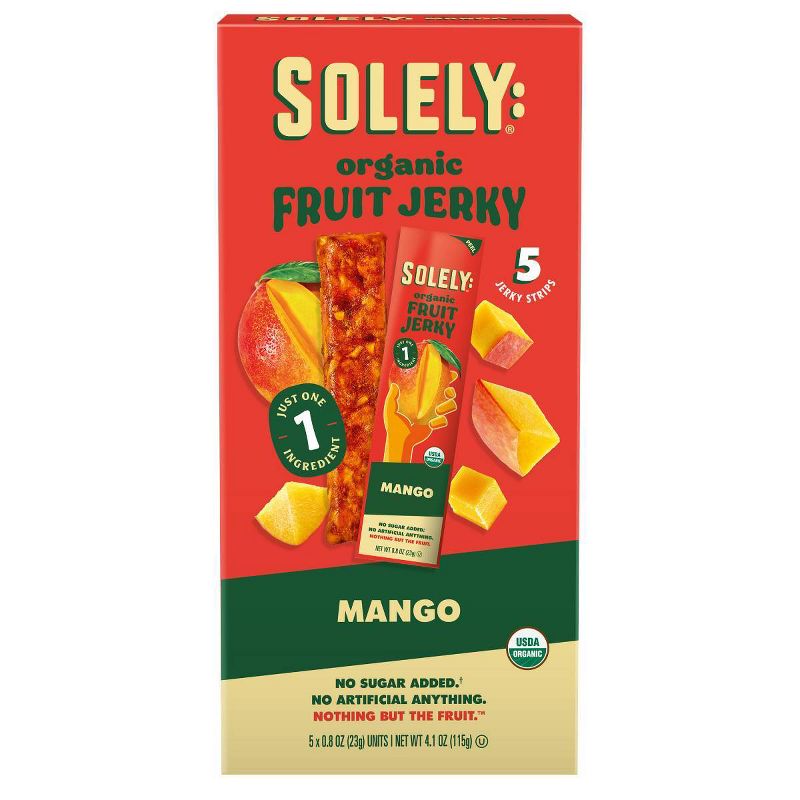 Solely Mango Fruit Snack Jerky by Solely - Tier B kids snack