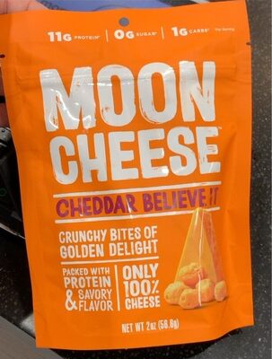 Cheddar Believe It by Moon Cheese - Tier A kids snack