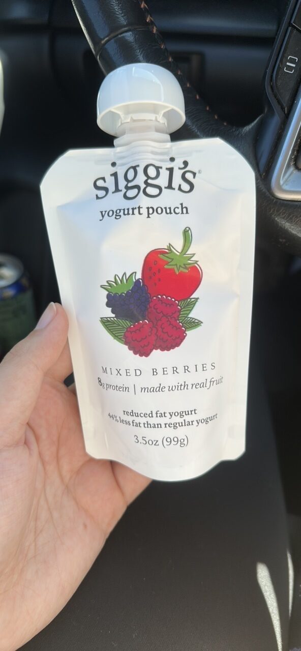 yogurt pouch by Siggi's - Tier D kids snack
