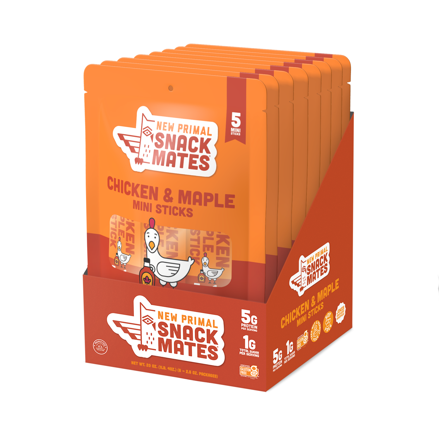 Chicken & Maple Mini Sticks by Snack Mates - Tier C kids snack
