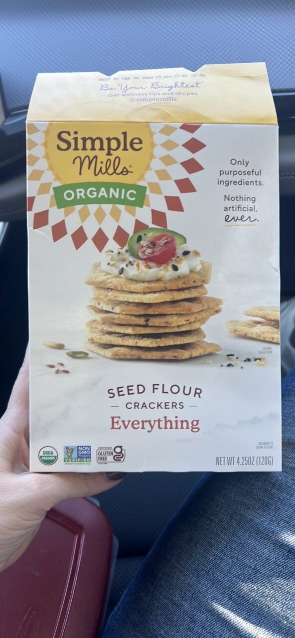 Seed Flour Crackers Everything by Simple Mills