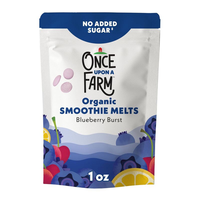Once Upon a Farm Organic Smoothie Melts Baby Snacks - Berry Burst by Once Upon a Farm - Tier B kids snack