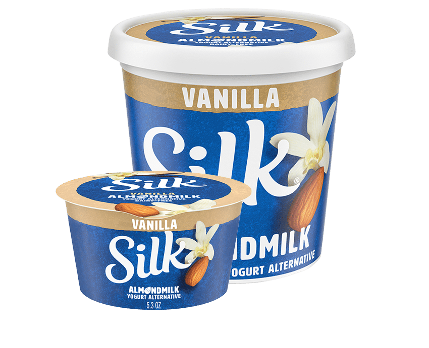Almondmilk Yogurt Alternative — Vanilla by Silk - Tier E kids snack