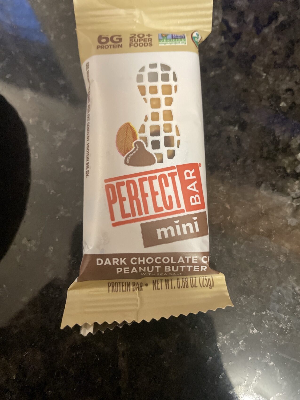 Dark Chocolate Chip Peanut Bar by Perfect Bar - Tier D kids snack