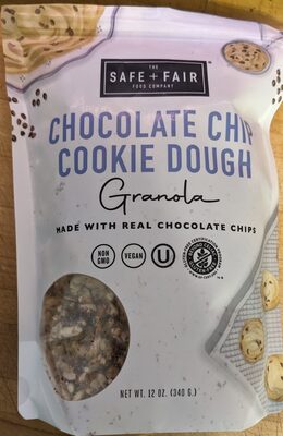 Chocolate Chip Cookie Dough Granola by Safe + Fair - Tier E kids snack