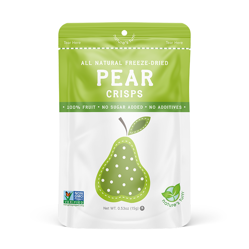 Freeze-Dried Pear Crisps by Nature's Turn - Tier B kids snack