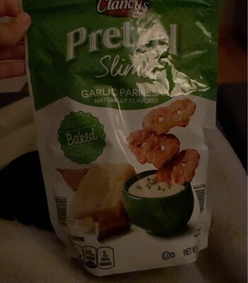 Pretzel Slims Garlic Parmesan by Clancy's