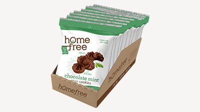 Mini Chocolate Mint Cookies by HomeFree - Tier E kids snack