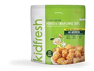 TOTALLY ROCKIN' POTATO'N CAULIFLOWER TOTS by Kidfresh - Tier A kids snack