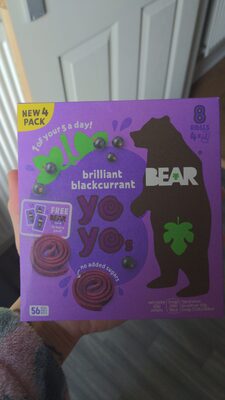 Yoyo brilliant blackcurrant by BEAR - Tier E kids snack