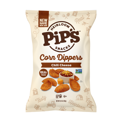 Chili Cheese Corn Dippers by Pipcorn - Tier A kids snack