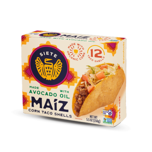 Maiz corn taco shells by Siete - Tier A kids snack
